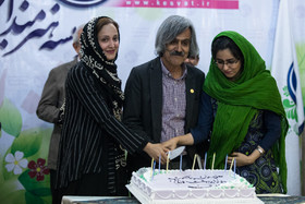 داود فیاضی در جشن تولد پیشکسوتان هنرمند اردیبهشتی‌