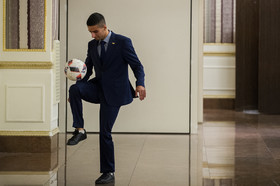 مراسم رونمایی از لباس تیم ملی فوتبال 