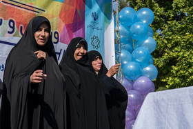  فاطمه هاشمی رفسنجانی رییس بنیاد امور بیماری های خاص در همایش ورزش و بیماران خاص