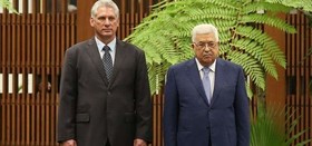 رئیس جمهوری کوبا: از ملت فلسطین برای تشکیل کشور خود حمایت می‌کنیم