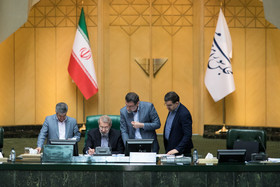 گفت و گوی نمایندگان با علی لاریجانی رییس مجلس شورای اسلامی در جلسه علنی مجلس شورای اسلامی