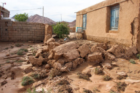 تخریب روستای هرشی بر اثر سیل - خراسان رضوی