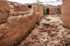 تخریب روستای هرشی بر اثر سیل - خراسان رضوی