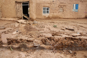 تخریب روستای هرشی بر اثر سیل - خراسان رضوی