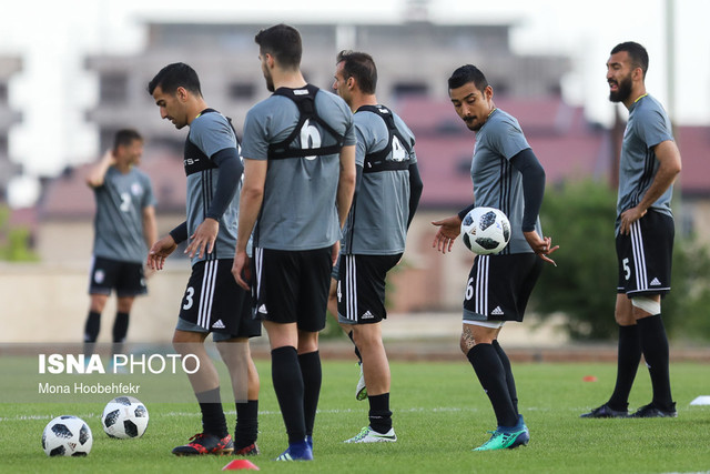 آخرین تمرین تیم ملی فوتبال پیش از بازی با ازبکستان