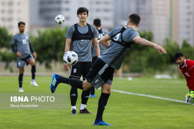 آخرین تمرین تیم ملی فوتبال پیش از بازی با ازبکستان