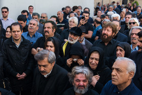 تشییع پیکر حسین شهاب بازیگر پیشکسوت