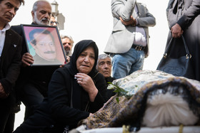 تشییع پیکر حسین شهاب بازیگر پیشکسوت