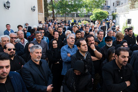 تشییع پیکر حسین شهاب بازیگر پیشکسوت