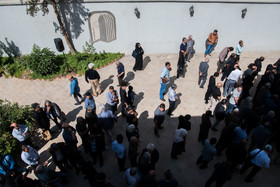 تشییع پیکر حسین شهاب بازیگر پیشکسوت