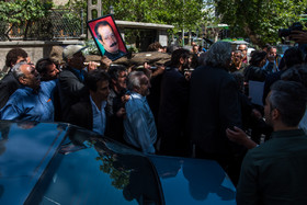 تشییع پیکر حسین شهاب بازیگر پیشکسوت