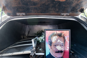 تشییع پیکر حسین شهاب بازیگر پیشکسوت