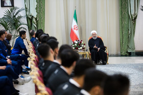 سخنرانی رییس جمهور، در مراسم تقدیر از ملی پوشان فوتبال