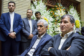 حضور محمد علی افشانی شهردار تهران در مراسم یادبود مرحوم محمد تاجگردون