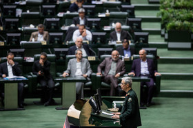 سخنرانی محمد حسین باقری رئیس ستاد کل نیروهای مسلح در جلسه علنی مجلس شورای اسلامی