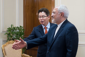 دیدار یوجانگ هیان سفیر جدید کره جنوبی با محمد جواد ظریف وزیر امور خارجه