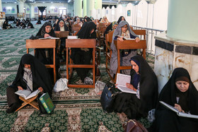 مراسم جزء خوانی قرآن کریم در حرم حضرت عبدالعظیم حسنی