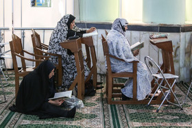 مراسم جزء خوانی قرآن کریم در حرم حضرت عبدالعظیم حسنی