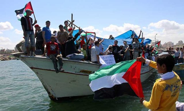 اولین سفر دریایی از نوار غزه به جهان