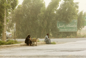 طوفان گردو خاک در زابل