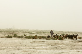 طوفان گردو خاک در زابل