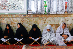 ترتیل قرآن کریم در ماه مبارک رمضان - امام زاده عبدالله گرگان