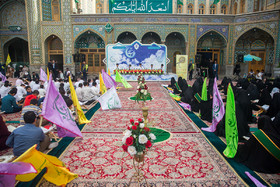 مراسم جشن میلاد امام حسن مجتبی(ع) به همراه جزء‌ خوانی قرآن کریم در حرم حضرت معصومه(س)