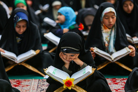 مراسم جشن میلاد امام حسن مجتبی(ع) به همراه جزء‌ خوانی قرآن کریم در حرم حضرت معصومه(س)