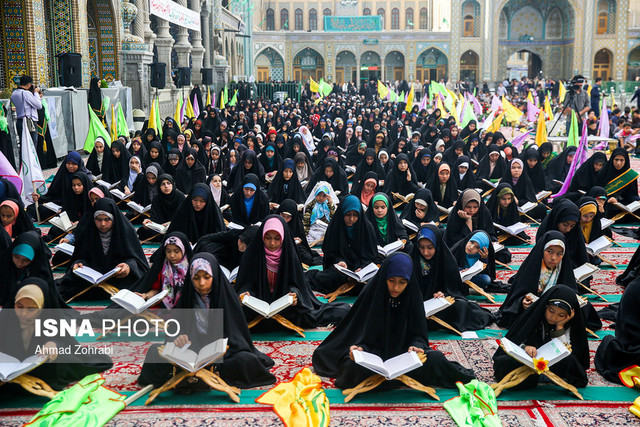 آغاز رقابت مرحله نیمه نهایی حفظ کل در بخش خواهران