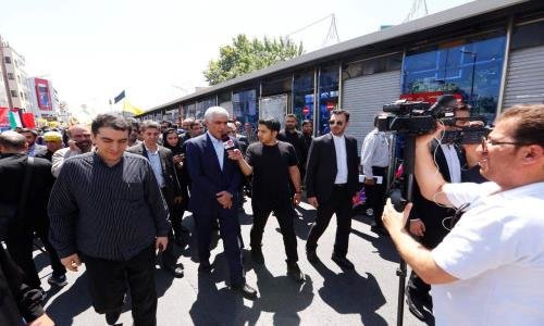 شهردار تهران: تحریم‌ها و تهدیدها مانع از حمایت مردم ایران از مردم مظلوم فلسطین نمی‌شود