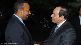 دیدار نخست‌وزیر اتیوپی با سیسی برای حل اختلافات بر سر سد النهضه
