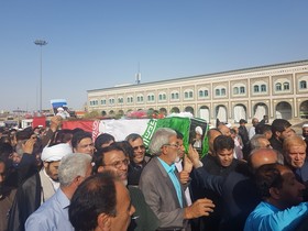 پیکر دکتر احمدی در قم تشییع و خاکسپاری شد