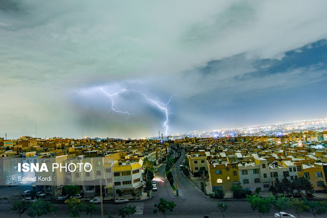 رگبار باران و رعدوبرق در ۱۰ استان کشور