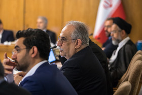  مسعود کرباسیان وزیر امور اقتصادی و دارایی در جلسه هیات دولت