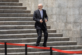 علی‌اکبر صالحی رئیس سازمان انرژی اتمی در حاشیه جلسه هیات دولت