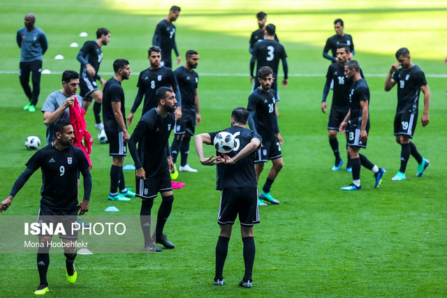 پیگیری تمرین تیم ملی با چاشنی پا به توپ شدن کی‌روش