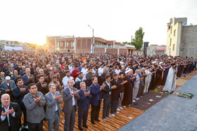 نماز عید فطر در شهیدگاه اردبیل