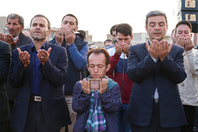 نماز عید فطر در شهیدگاه اردبیل