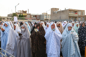 نماز عید فطر در شهیدگاه اردبیل