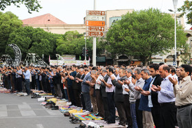 نماز عید فطر در تبریز