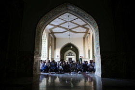 نماز عید فطر در حرم مطهر رضوی‎