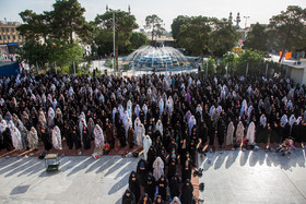 نماز عید فطر در حرم حضرت معصومه(س)