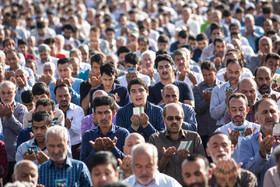 نماز عید فطر - حرم عبدالعظیم حسنی (ع)