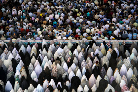 نماز عید فطر در مصلی سمنان