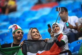 حاشیه دیدار ایران و مراکش - جام جهانی روسیه ۲۰۱۸ 