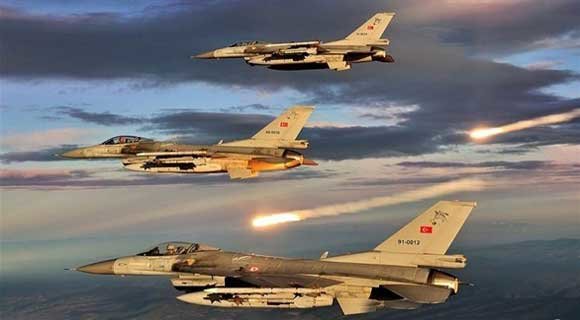 حمله جنگنده‌های ترکیه‌ به مواضع پ.ک.ک در شمال عراق