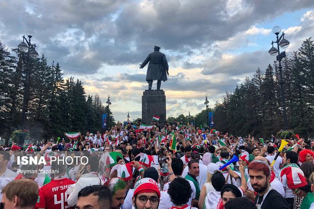 حاشیه دیدار ایران و مراکش - جام جهانی روسیه ۲۰۱۸ 