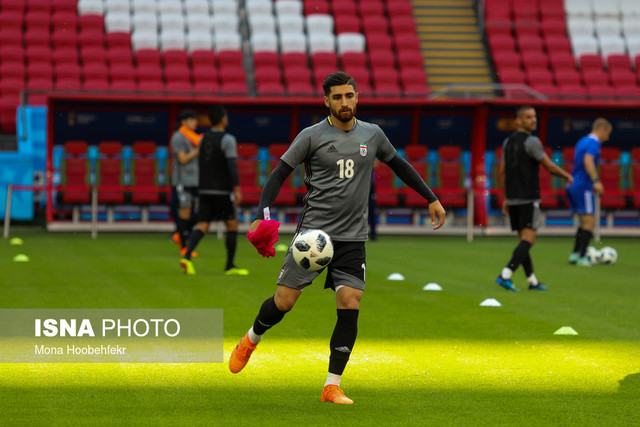 ویدئو / تمرین یوزهای ایران، پیش از دیدار با اسپانیا