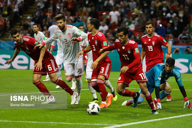 دیدار تیم‌های ایران و اسپانیا در دور دوم مرحله گروهی 