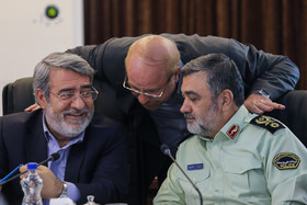 سردار اشتری، محمد باقر قالیباف و رحمانی فضلی در جلسه امروز مجمع تشخیص مصلحت نظام